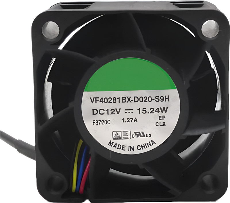 zero defect VF40281BX-D13U-SBH DC12V 15.24W 40x28mm, 6-Wire Cooling Fan All in one Cooler(Black)