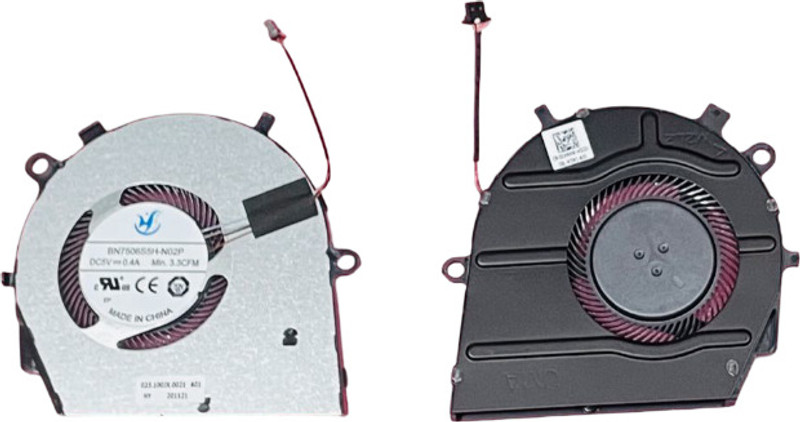 us info New De.ll Latitude 3410 3510 CPU Cooling Fan 5V 0CHNHW Cooling Fan Laptop Cooler(Black)