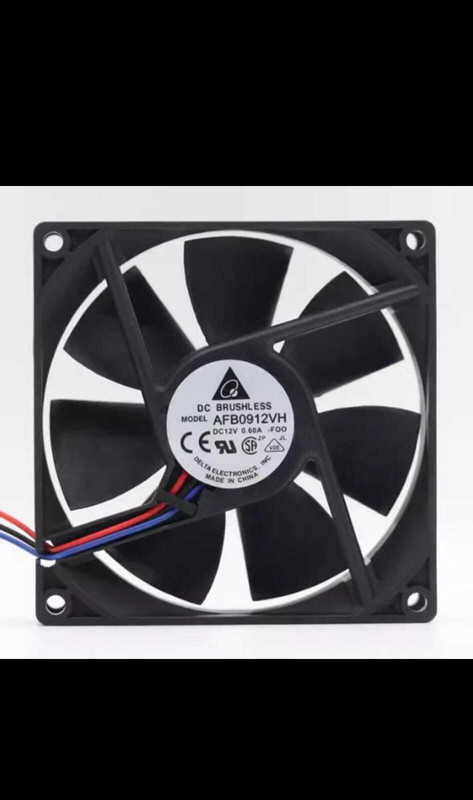 hitanshtraders 12038VA‑24Q‑FA Cooling Fan All in one Cooler(Black)