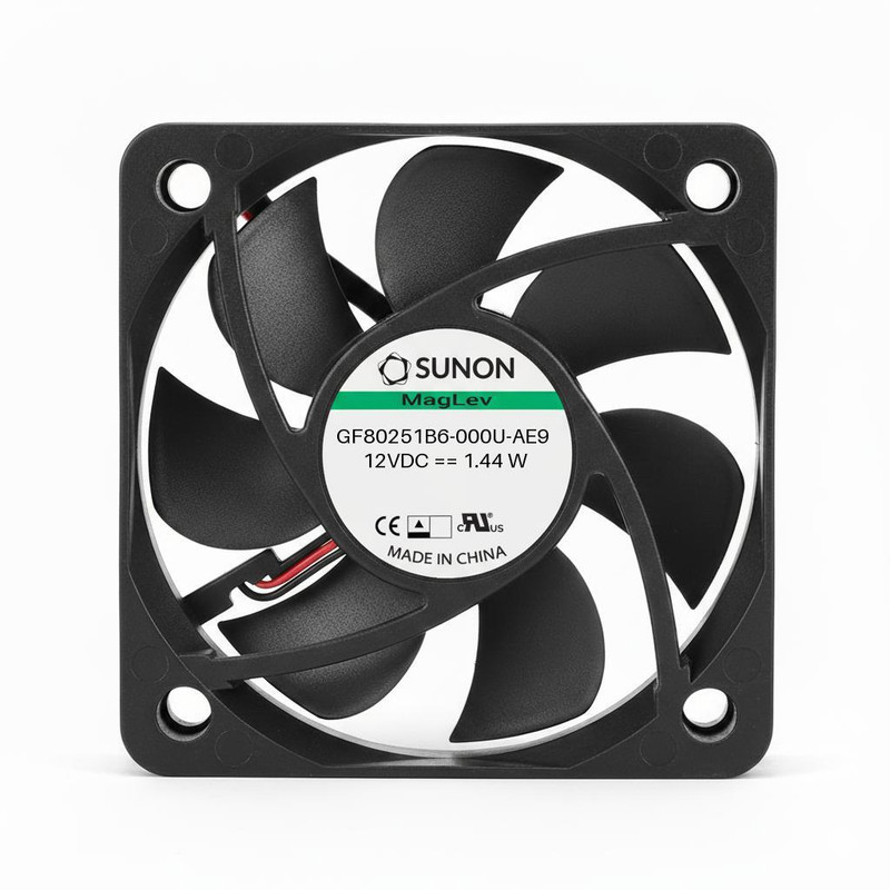 Shoptron Sunon GF80251B7-000U-AE9 Cooling Fan All in one Cooler(Black)