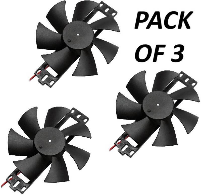 keertan kalp DV 18V Plastic Blade Cooling Fan for Induction Cooker Cooler (Black) Cooling Fan Cabinet Cooler(Black)