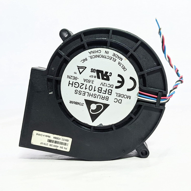 Electronic Spices 9.7CM 9733 Turbo Centrifugal Blower Fan BFB1012GH -9E2N 12V 3.60 Amp Fan with Heat Sinks All in one Cooler(Black)