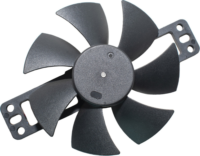 Ovicart 18V Plastic Cooling Induction Cooker Fan 12cm (small) Cooling Fan All in one Cooler(Black)