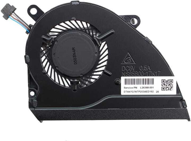 us info HP Pavilion 14-CE 14-CE1004TX 14-CE1006TX 14-CE000 CPU Cooling Fan L26368-001 Cooling Fan Laptop Cooler(Black)