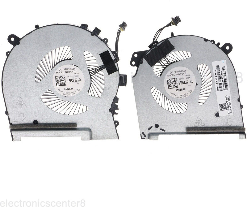 us info Cooling Fan for H,P 15DH 15-DH 15-DH0015NR 15T-DH ND8CC01-18L06 ND8CC01 Fan Cooling Fan Laptop Cooler(Silver)