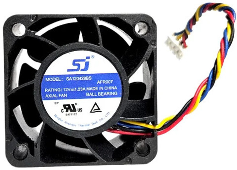 ADMALIK SA120428BS AFR007 DC Brushless Fan 12V=1.23A Air Cooling Fan 40X40 28mm 4-Wire Cooling Fan All in one Cooler(Black)