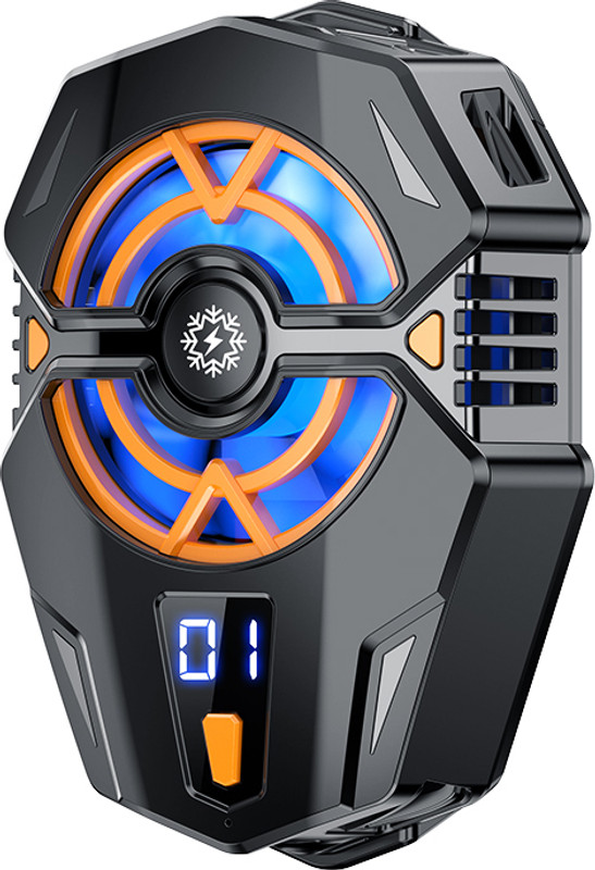 MILLENNIUM TECHNOLOGY Mobile Phone cooler cooling pad gaming fan Cooling Fan Cabinet Cooler(Black)