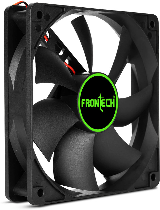 Frontech Gaming Case Fan | 120mm ARGB | Hydraulic Bearing | 4-Pin Molex | Cooling Fan Cabinet Cooler(Black)