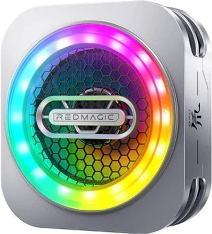 Cubonic RedMagic 06 Pro 30W App Controlled for Live Streaming, Graphene Heatsink 1 Fan Ergonomic Cooling Pad(Silver)