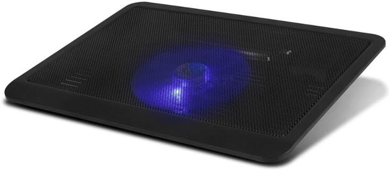 DRUMSTONE NC-1200 Laptop Cooling Pad | USB Powered Cooling Stand for Gaming Laptops 1 Fan Ergonomic Cooling Pad with Adjustable Height(Multicolor)