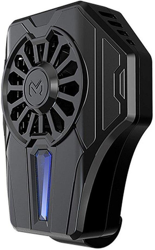 Cubonic X Memo DL01 Large Area With Instant And Type C Interface 1 Fan Ergonomic Cooling Pad with Adjustable Height(Black)