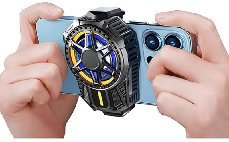 Elevea Phone Cooler for Gaming: The Perfect Gift for Gamers! Ergonomic Cooling Pad(Black)