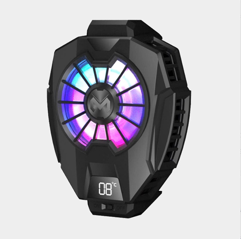 Cubonic X Memo DL05 With Display RGB Cool Lights On/Off Button Adjustable Clamp Fit  Gaming Accessory Kit(Black, For Android, iOS)