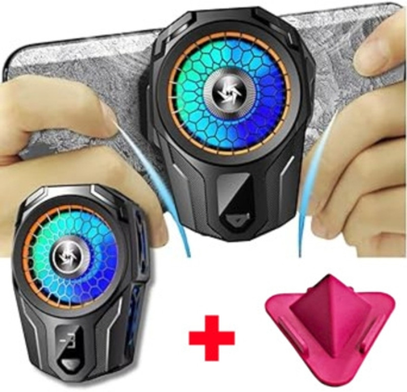 Lucky Gadgets GAMING COOLING PAD SL-16 1 Fan Ergonomic Cooling Pad with Adjustable Height(Multicolor)