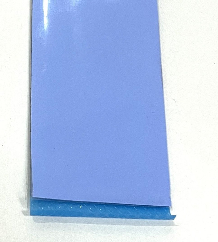 AR Tapes & Plastics 6w/mk Thermal conductive silicon Thermal Pad (size- 80*80*0.5mm) Ergonomic Cooling Pad(Blue)