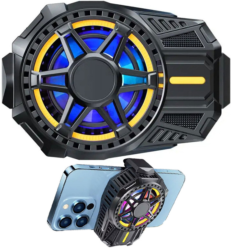 WRADER SL01 Mobile Phone Cooling Fans Ergonomic Cooling Pad(Black)