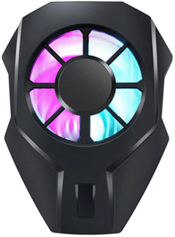 Enfogo Tech Gift: Mobile Cooler Fan | Universal Radiator | Compact Gaming Ergonomic Cooling Pad(Black)