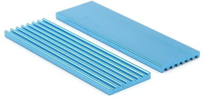 Tobo M.2 2280 Nvme SSD Heatsink Cooler with Thermal Pad Alloy Aluminum Sink TD-1228PC Ergonomic Cooling Pad with Adjustable Height(Light Blue)