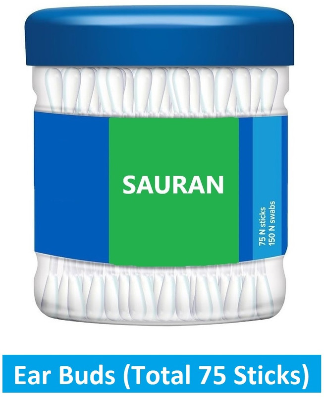 Sauran Ear Buds Cotton(75 Units)