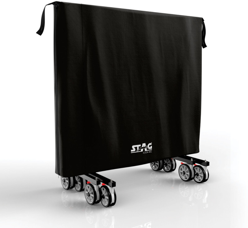 Stag iconic Ping Pong 2 in 1 Both Folding & Flat Table Cover Free Size(Black)