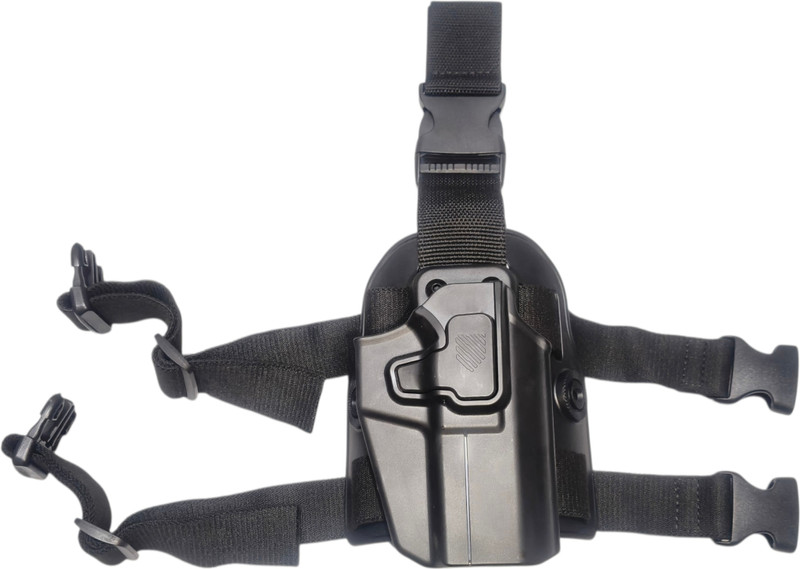 SandhuGunHouse Uni Leg Holster For Glock & 9MM Police,45,30,32 Bore Taurus,Prime,Fox & 100+ Pistol/Gun Cover, Racquet Carry Case/Cover Free Size(Black)