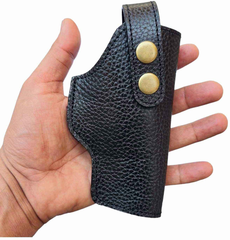 GunAlly 25 caliber Pistol Holster For Baby Browning/Colt Pistol/Gun Cover Free Size(Black)