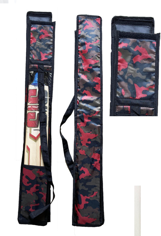 Kataar Enterprises KE_RED_PADDED foam padded camo print cricket bat cover Bat Cover Free Size(Red)