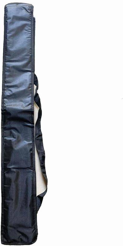 VIYA Fully Padded Cricket Bat Cover | Durable, Lightweight & Easy to Carry Bat Cover Free Size(Black)