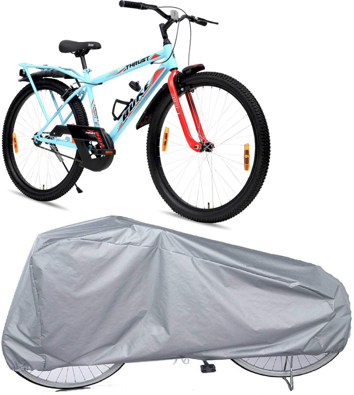 Imarti Traders Cover (IT43)Waterproof Cycle Cover / Bicycle Cover for Buke Thrust Bicycle Cover Free Size(Silver)