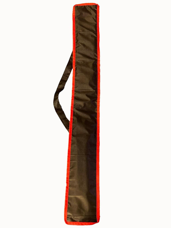 fitplayr Pack of 2 Cricket Bat Cover with Shoulder Strap Protective Storage Bag Bat Cover Free Size(Black, Red)