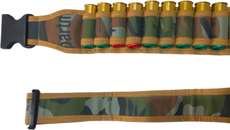 SandhuGunHouse 12 Bore Gun Cartridge (ammo) Belt Racquet Carry Case/Cover Free Size(Multicolor)