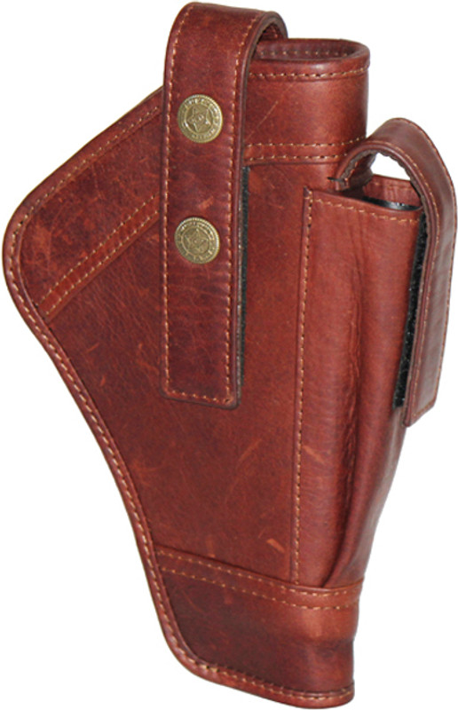 Wego We-Go Genuine Leather Pistol/Gun Cover Free Size(Brown)