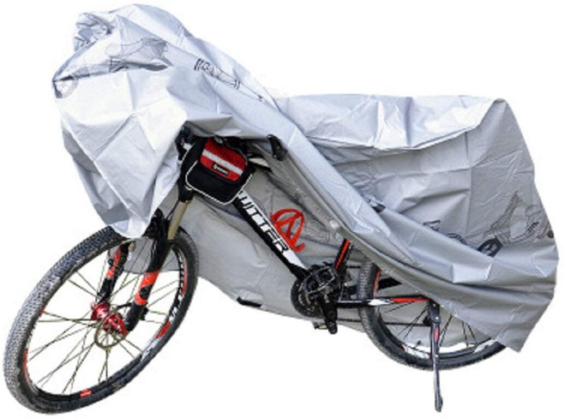 Imarti Traders (Award Winner) Water Resistant Bicycle Cover for All Bicycle (it07) Bicycle Cover Free Size(Silver)