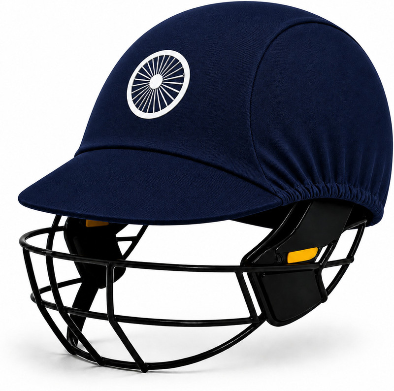 Nilaya Collection Cricket Helmet Cover Stretchable Washable Sweat Absorb Breathable Fit Helmet Cover Free Size(Yellow)