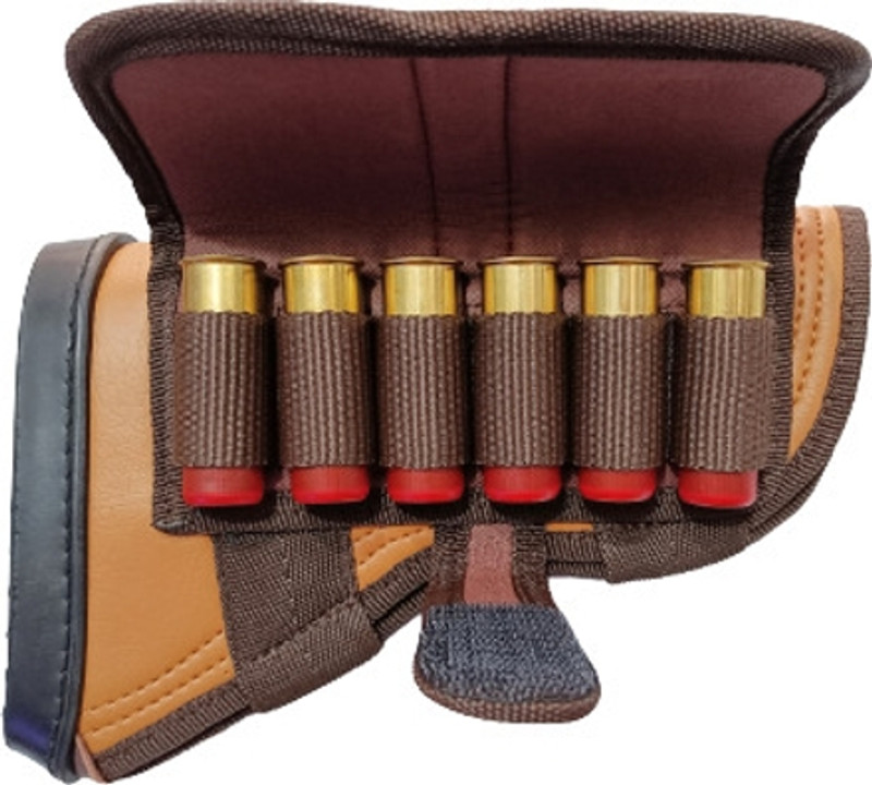 SandhuGunHouse 12 Bore Gun Butt Shoes Tan Colour Racquet Carry Case/Cover Free Size(Brown)