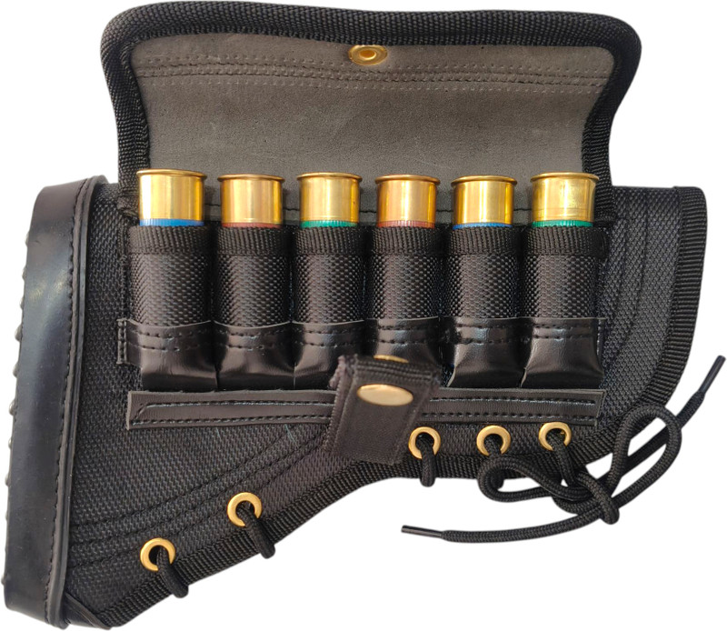 SandhuGunHouse 12 Bore Gun Butt Stock Shoe Racquet Carry Case/Cover Free Size(Black)