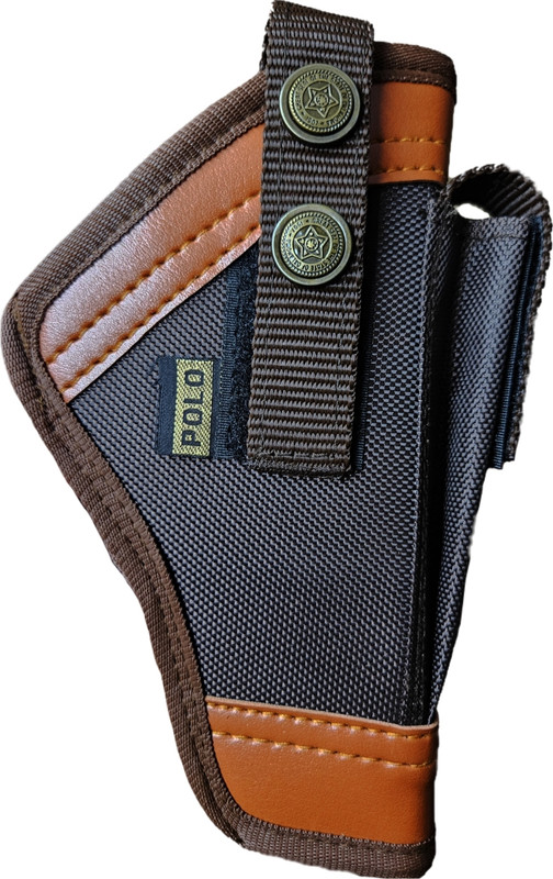 Kumar's Trend Universal Nylon Carry Case for 9mm Revolver/Pistol – Racquet-Style Pouch, Pistol/Gun Cover Free Size(Black)