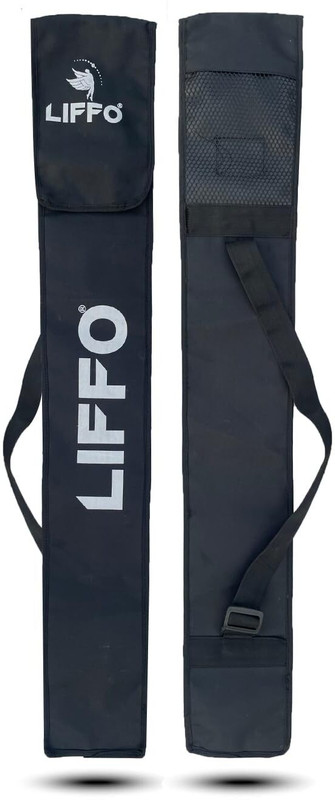 Liffo Cricket Bat Cover, Cricket Bag for All Size Bats (Pack of 1) Bat Cover Free Size(Black)