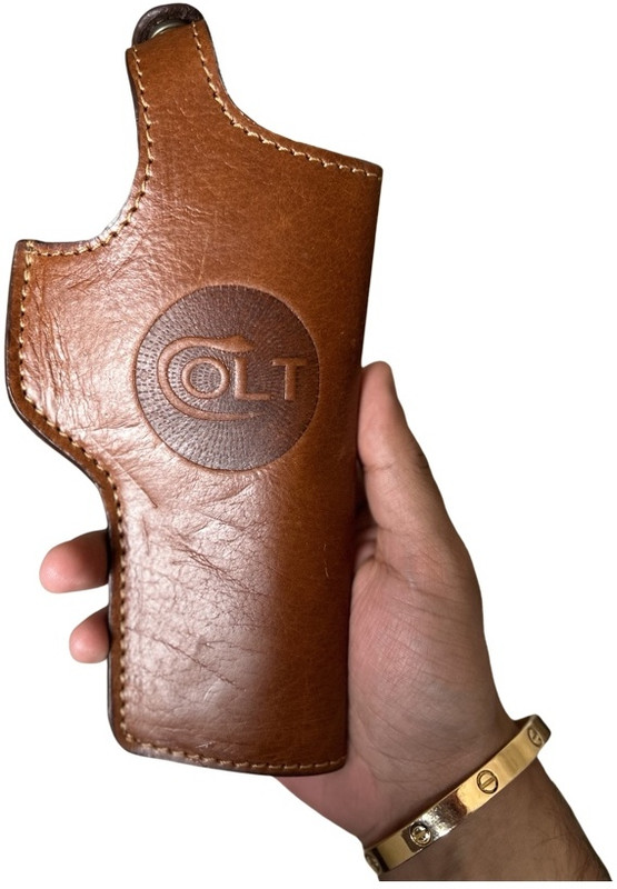 Bespoke Pelle FW 45 Holster in Brown leather Pistol/Gun Cover M(Brown)