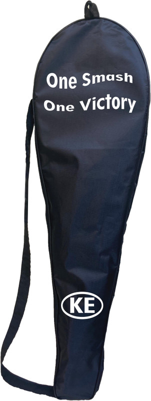Kataar Enterprises KE Speed Badminton Cover (Polyster Material)(Standard Strap) Racquet Carry Case/Cover Free Size(Black)
