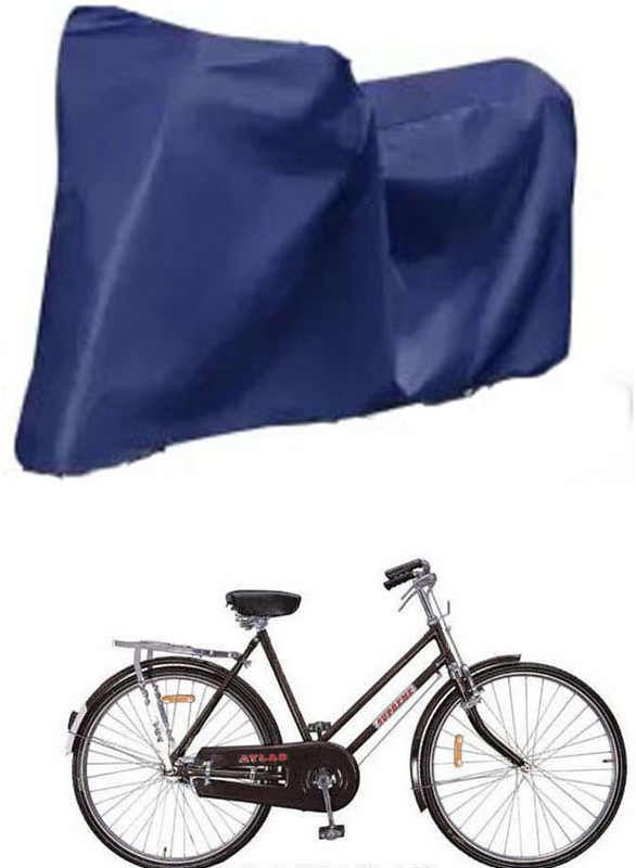 RONISH Cycle Cover Plain Blue For Super Strong 5459 Cm Bicycle Cover Free Size(Blue)