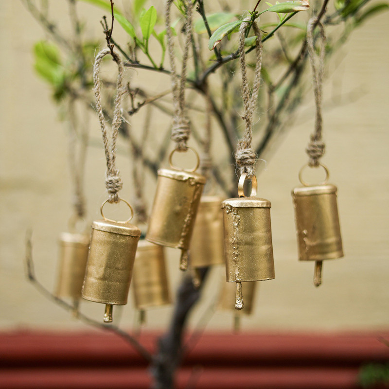 DULI Handheld Cowbell(Jute, Iron)