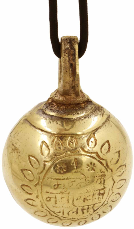Spilbox Brass CowBell|Garden Bell Decorative|Home Wall Decor Indoor & Outdoor Decor Handheld Cowbell(Brass)