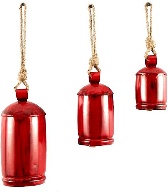 OnlineCraft vintage harmony cow bells for home decor & Christmas decor bell Mountable Cowbell(Iron)