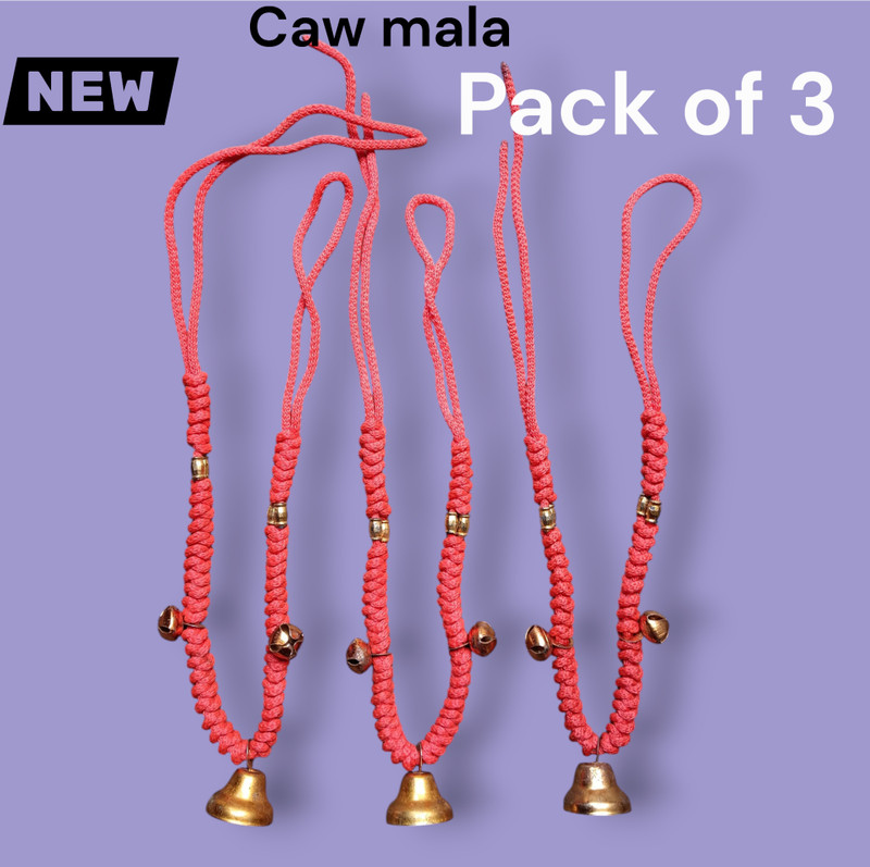 rkp Pack of 4 colorful caw ghanti mala Necklace Mountable Cowbell(Iron, Plastic)