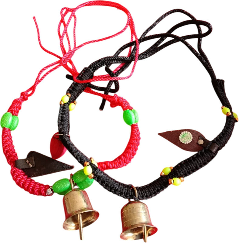 KRVCOWBELLS Cow Mala From Round Polyester Cow Buffalo Horses and Mountable Cowbell Mountable Cowbell(Iron, Polyester)