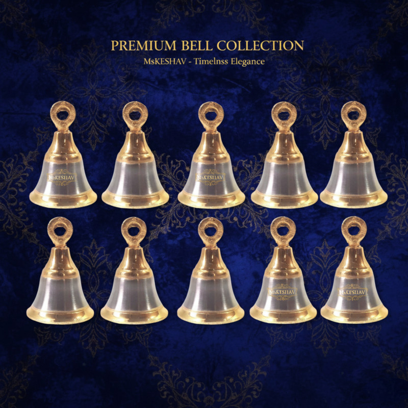 MsKESHAV Martingle neck bells for cow, buffalo, dogs, cats ,etc (pack of 10) Mountable Cowbell(Iron)