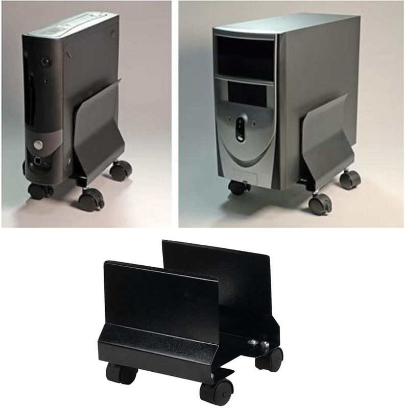 VYAR Adjustable Heavy CPU Trolley with Wheels|CPU Stand & Holder for Computer CPU Holder(Iron)