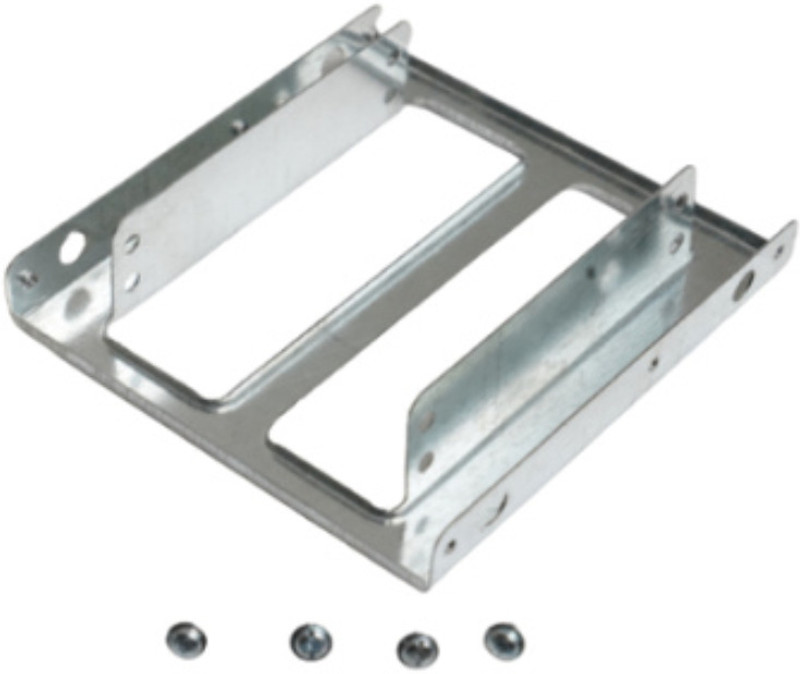 Varinet Solid Steel SSD/HDD 2.5" to 3.5" Mounting Bracket/Kit 2.5 inch SSD DRIVE CPU Holder(Steel)