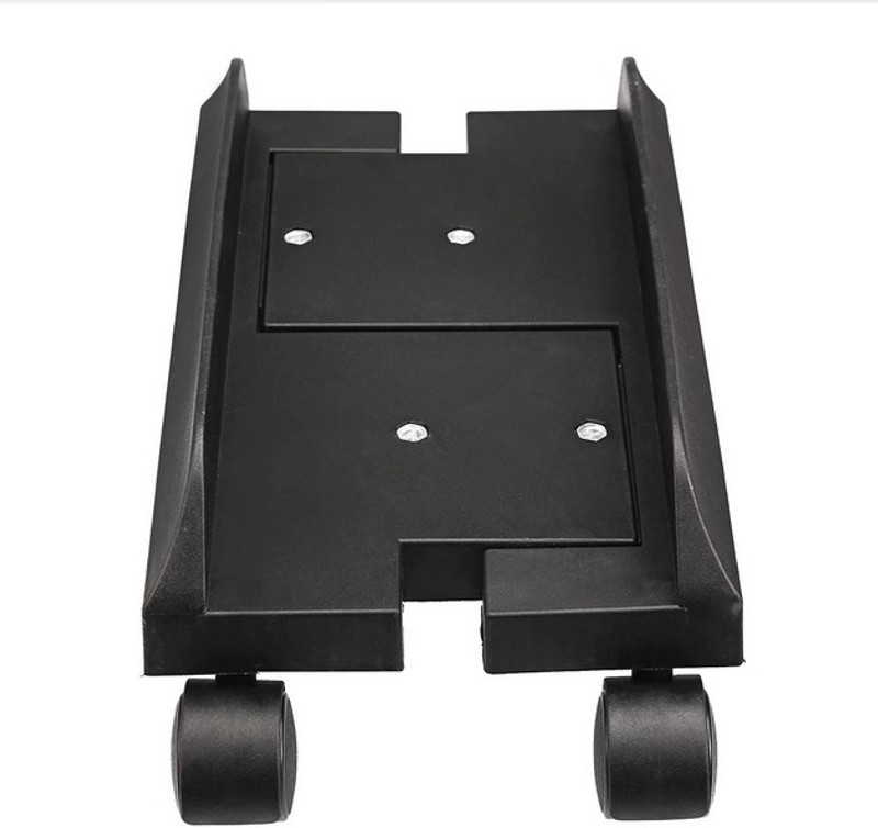Frackson Wheel Trolly Hard Plastic Body Easy to Assemble Suitable for All Type of CPU Holder(Plastic)